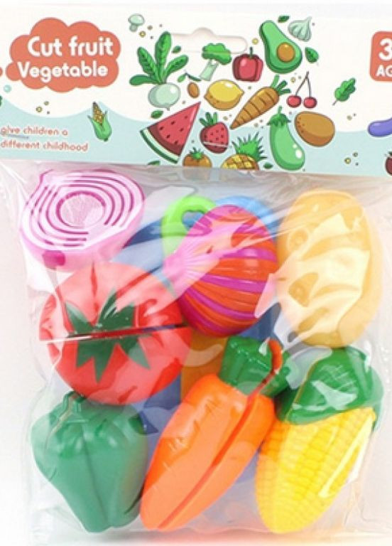 Игровой набор для готовки ребенку (602). Дощечка, нож и овощи Limo Toy (262291085)