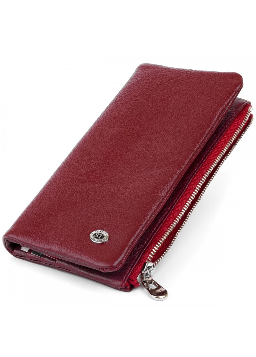 Жіночий шкіряний гаманець ST Leather 19204 Бордовий ST Leather Accessories (262453827)