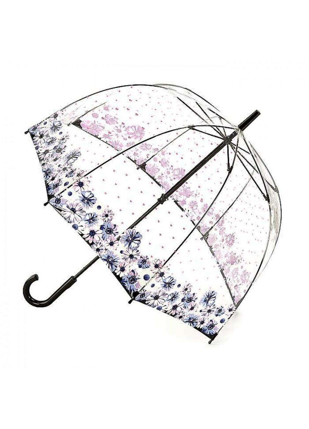 Женский механический зонт-трость Birdcage-2 L042 Flower Love (Любовный цветок) Fulton (262449453)