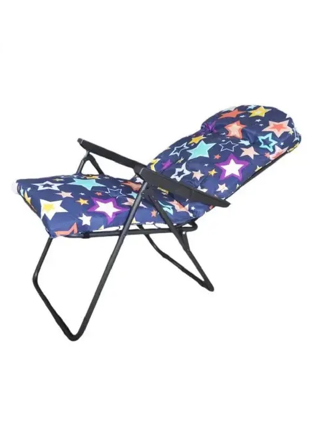 Раскладное кресло шезлонг с подлокотниками складной для отдыха дачи рыбалки пикника кемпинга (475286-Prob) Со звездами Unbranded (265391188)