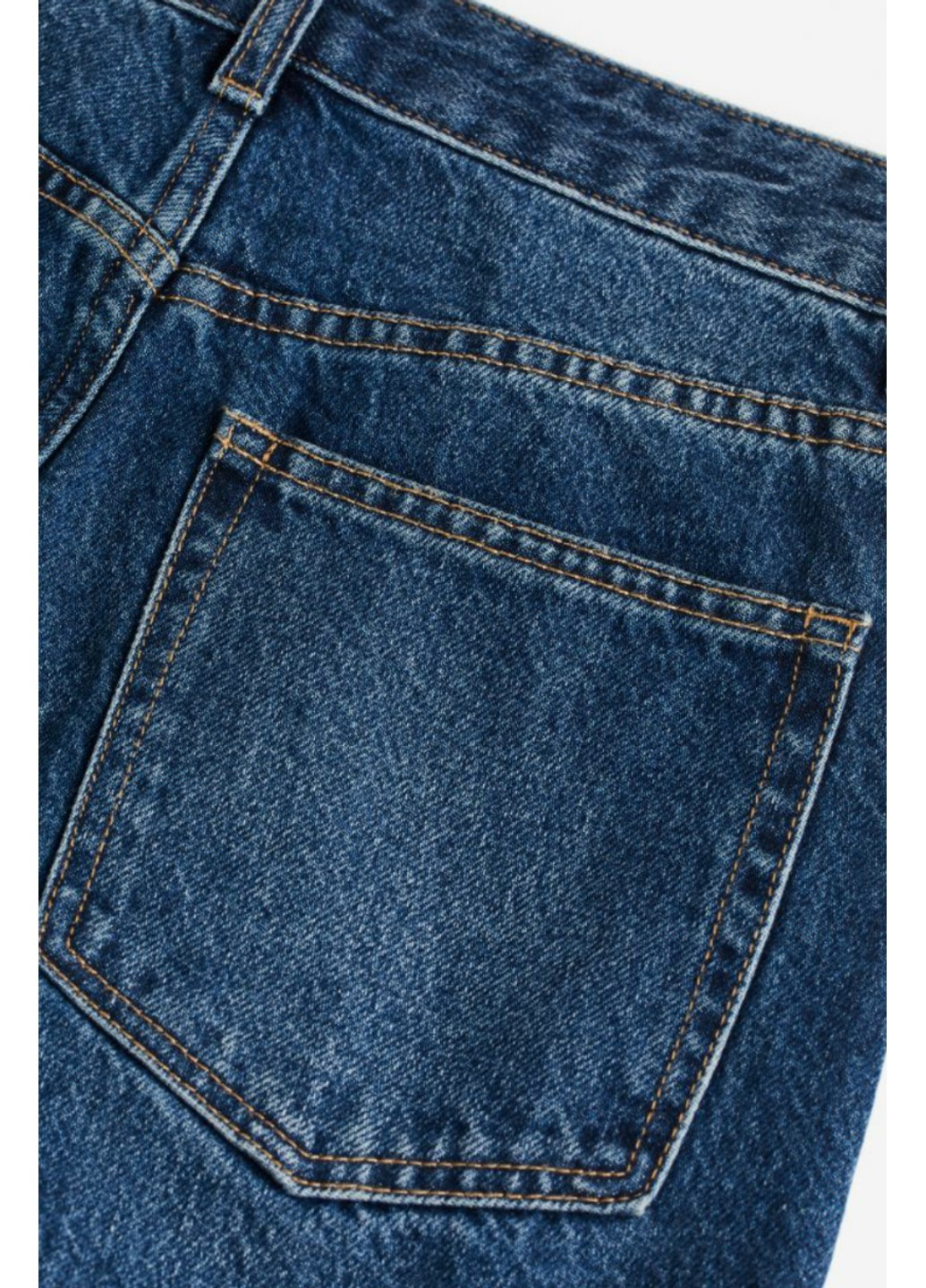 Женские джинсы Wide Regular waist (56270) W34 Темно-синие H&M - (266554479)