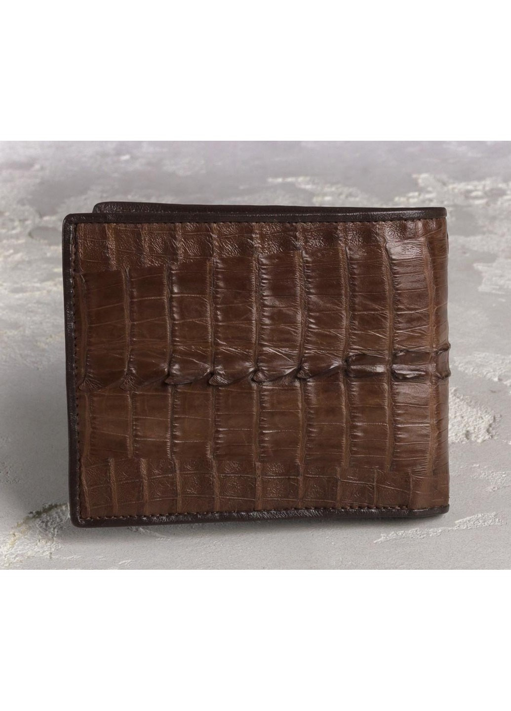 Чоловік коричневий гаманець зі шкіри крокодила cw30 Ekzotic Leather (269089311)