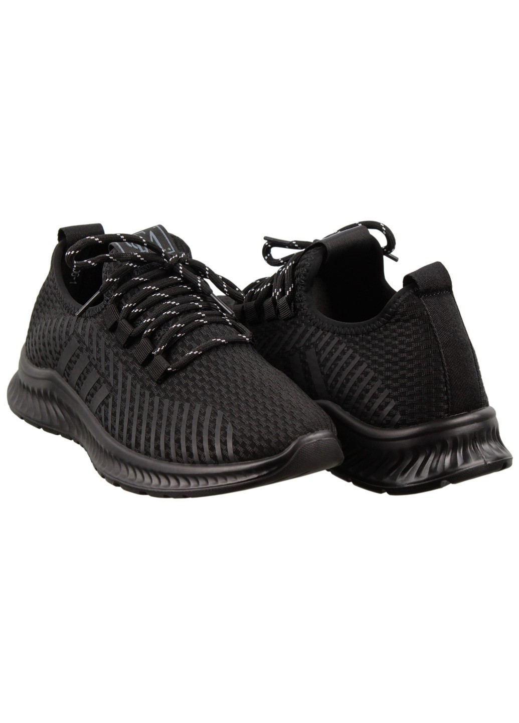 Черные демисезонные мужские кроссовки 199379 Fabio Moretti