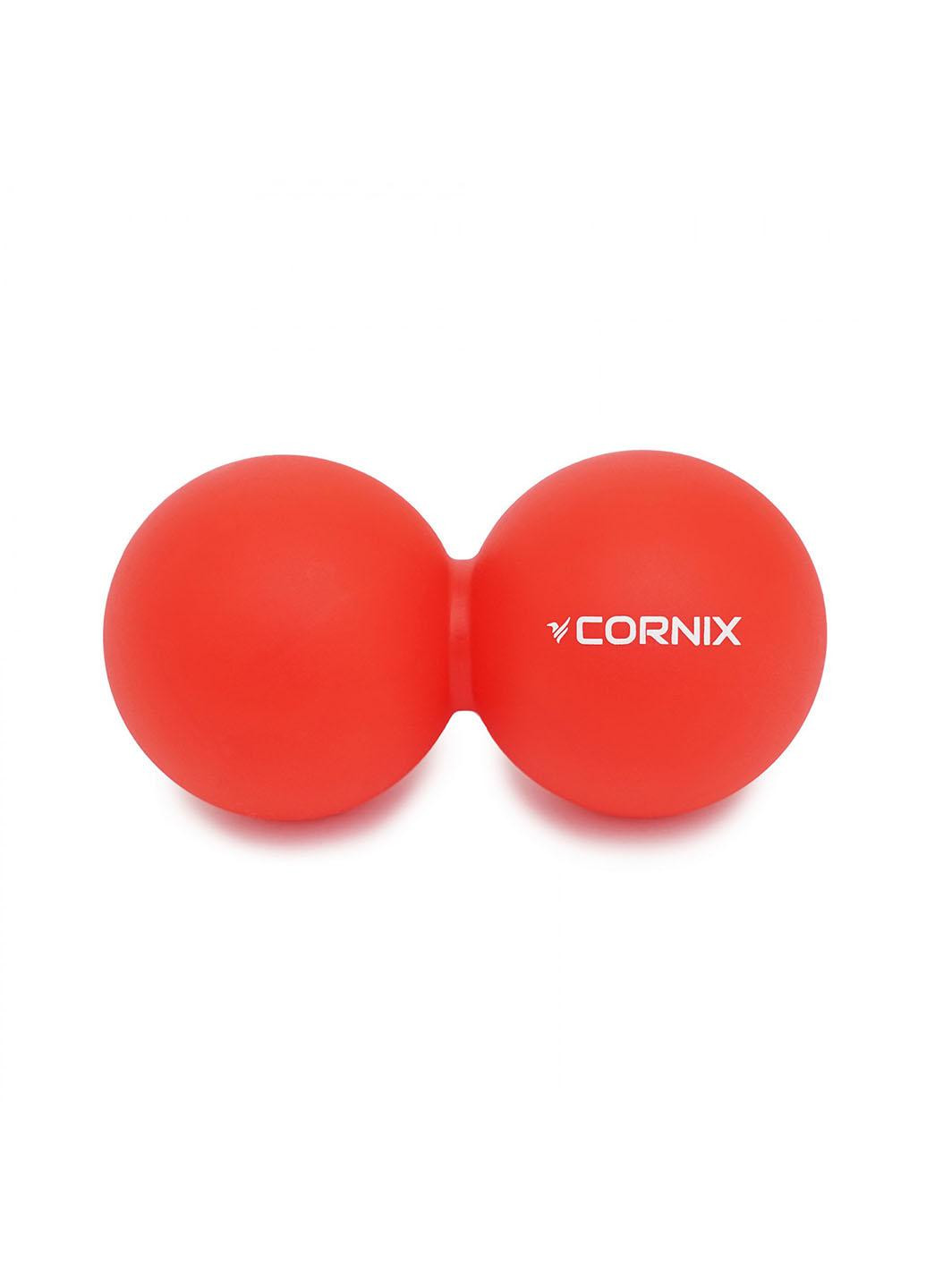 Массажный мяч Cornix Lacrosse DuoBall 6.3 x 12.6 см XR-0112 Red No Brand (260735624)