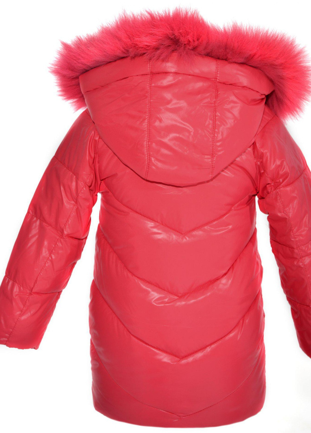 Красная зимняя верхній одяг куртка дитяча червона (06) Lemanta