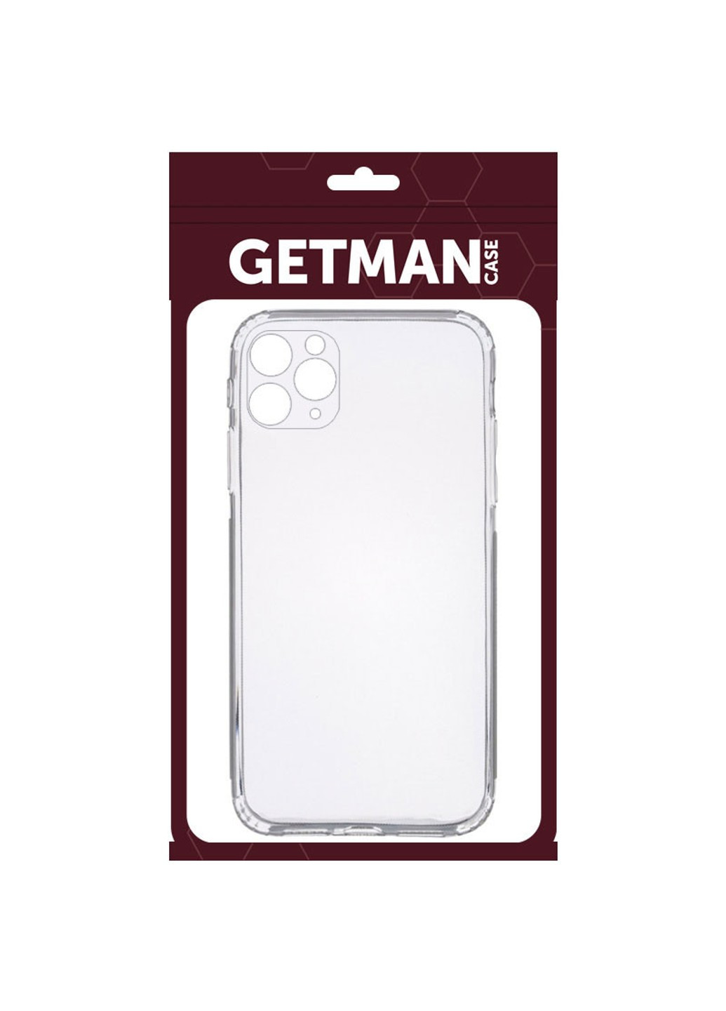TPU чехол Clear 1,0 mm для Apple iPhone 12 Pro Max (6.7") Getman (261771187)