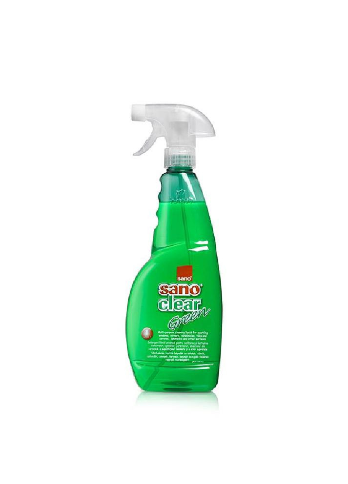 Универсальное средство для чистки стекол и различных поверхностей Clear Green Sano (277814689)