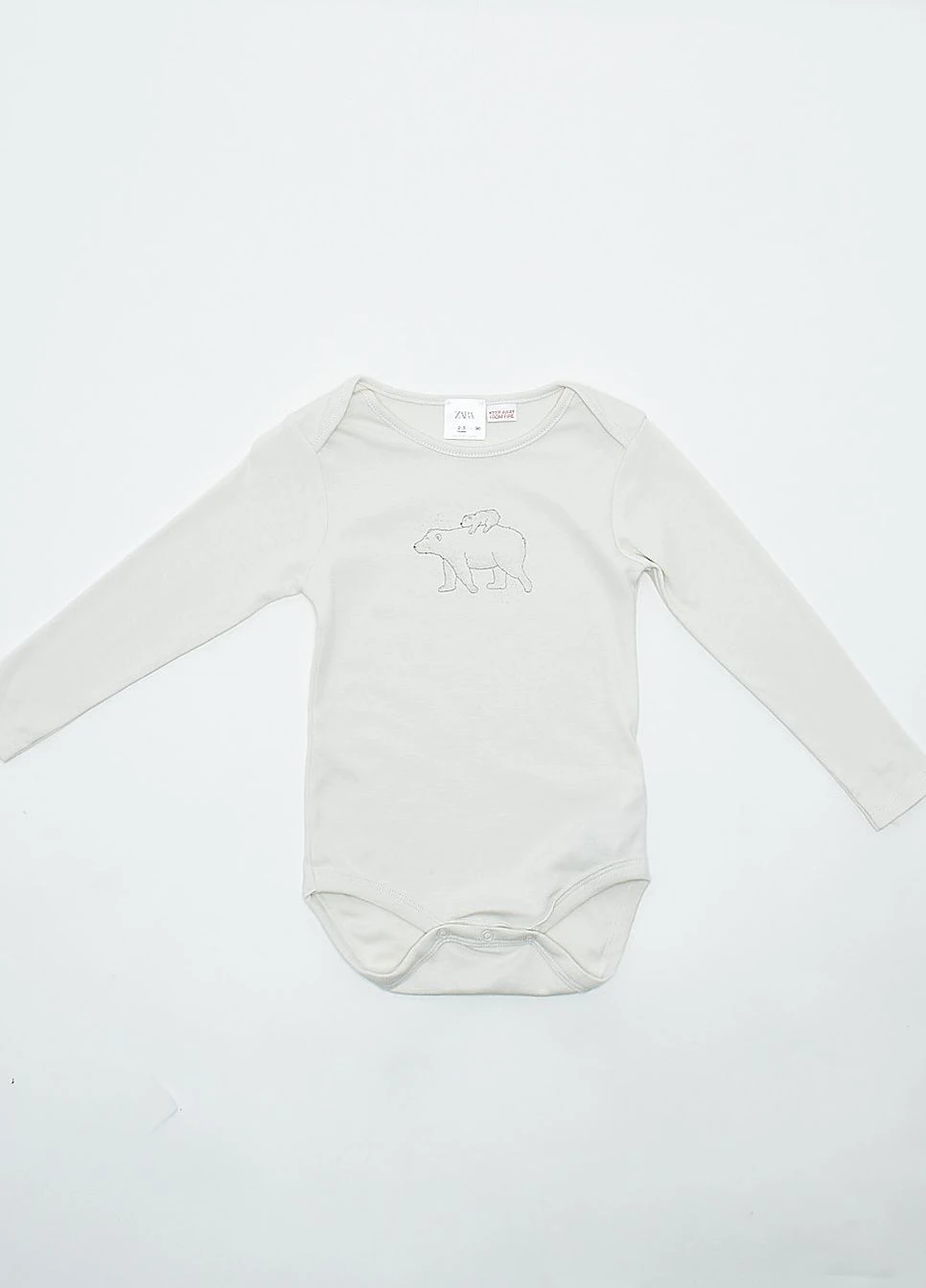 Боді,молочний з принтом, Zara Kids (261248738)