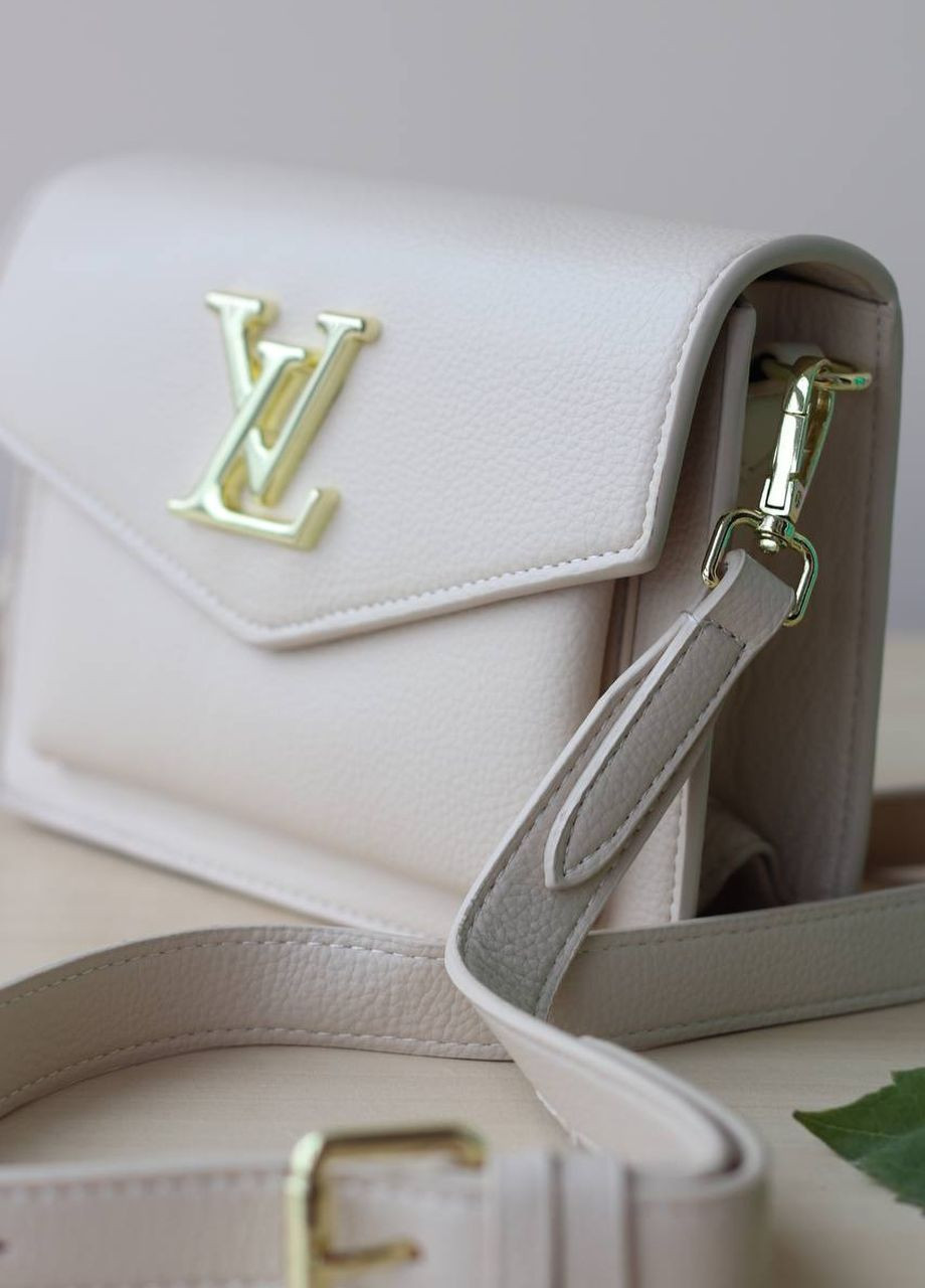 Сумка класична з лого Louis Vuitton Mylockme beige Vakko (260596918)