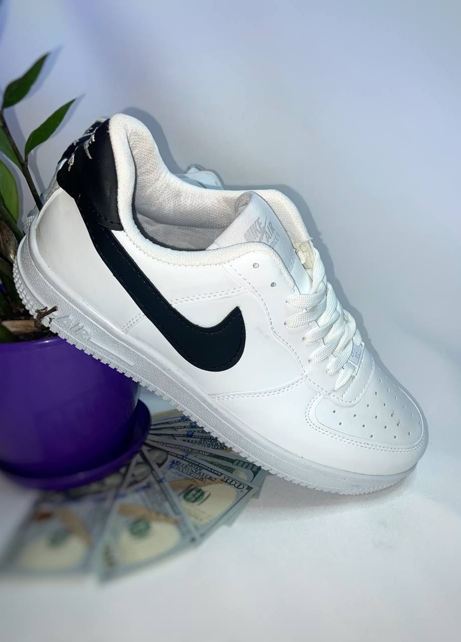 Белые демисезонные кросовки реплика air force 1white Vakko