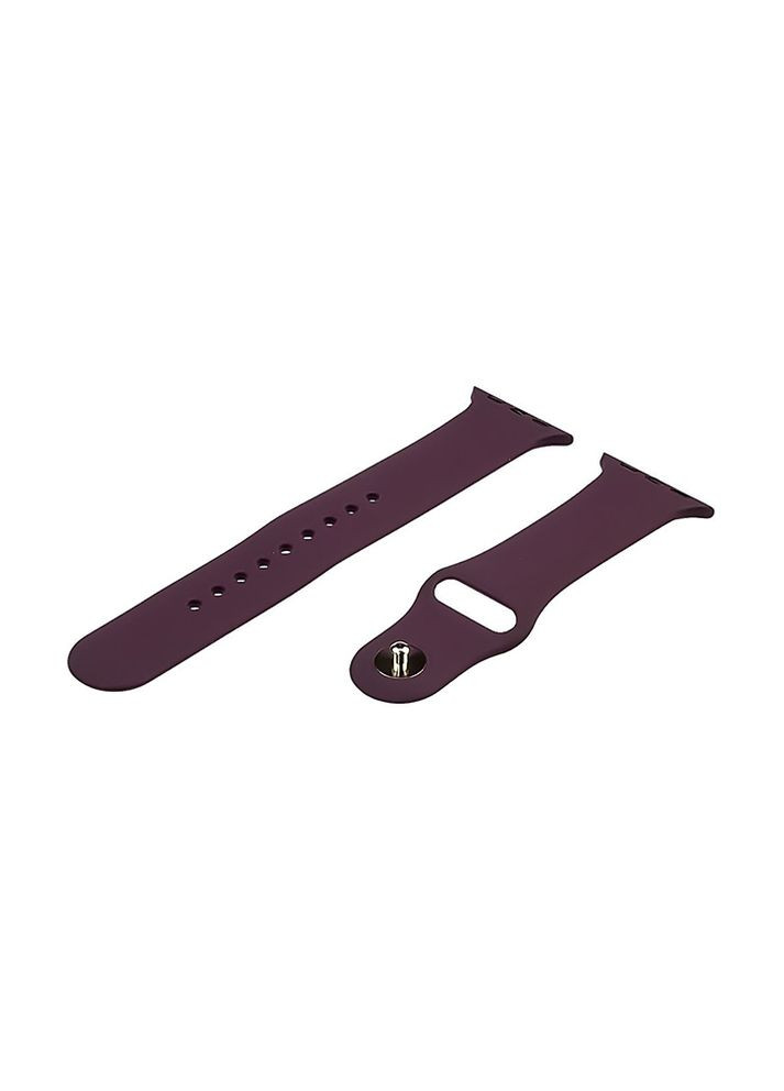 Силіконовий ремінець для Apple Watch Sport Band 38/40/41 колір темно-фіолетовий ЦБ-00200504 Rainbow High (260551713)
