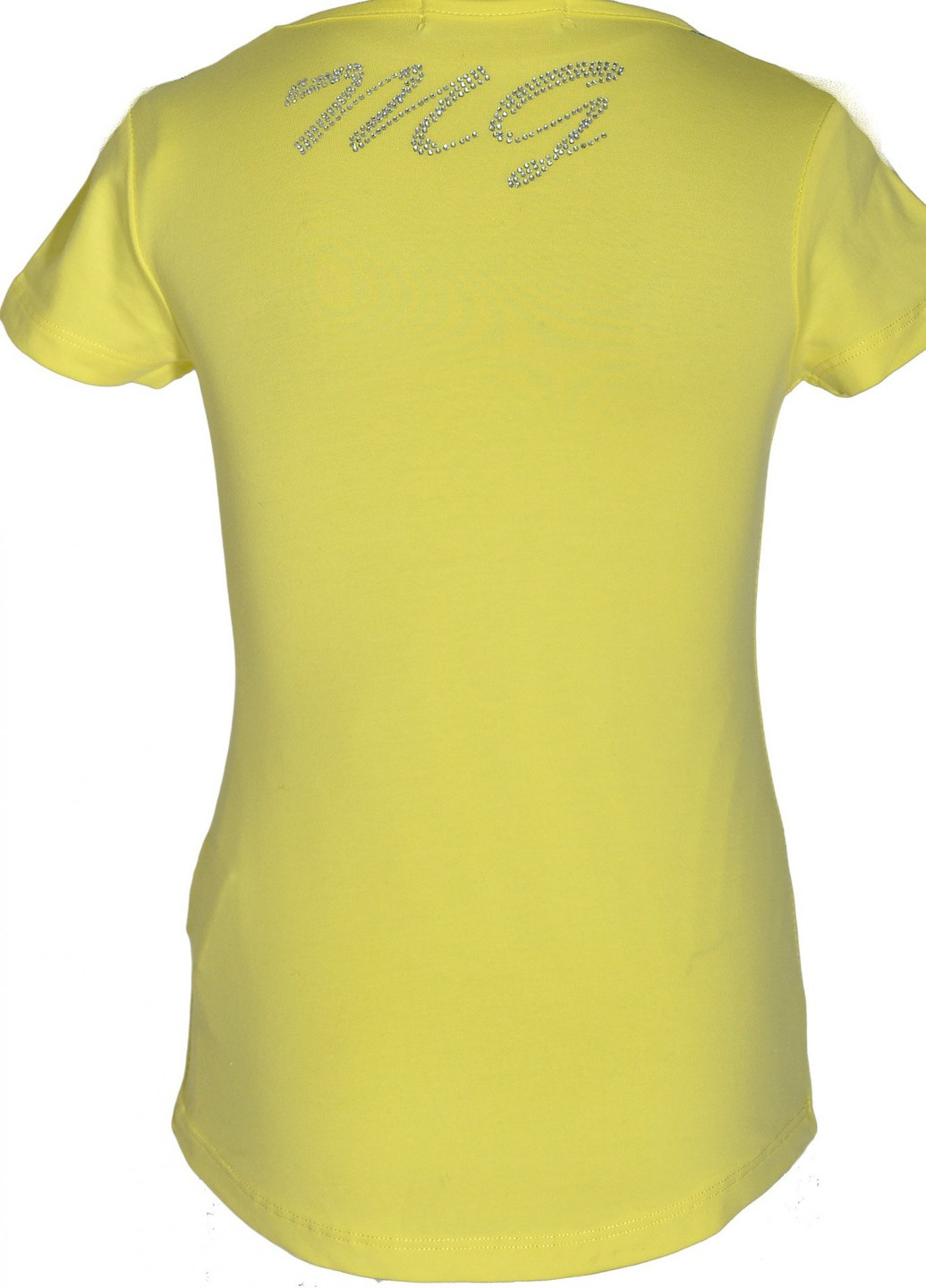Желтая футболки футболка на дівчаток (101)11863-736 Lemanta