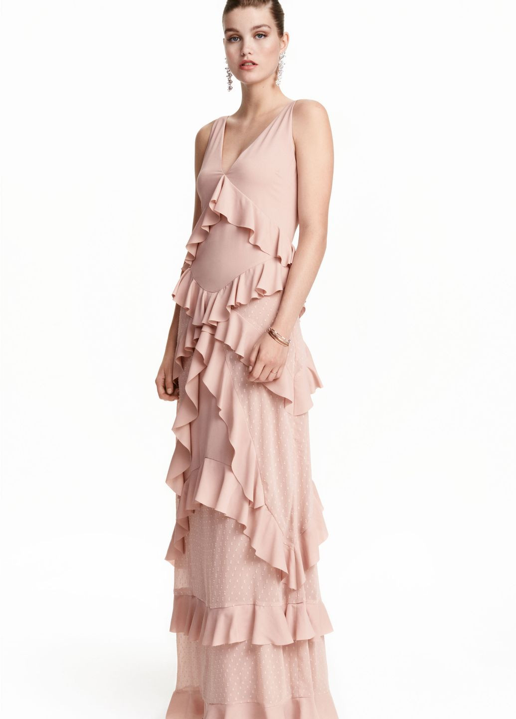 Светло-розовое вечірня сукня,блідо-рожевий, H&M