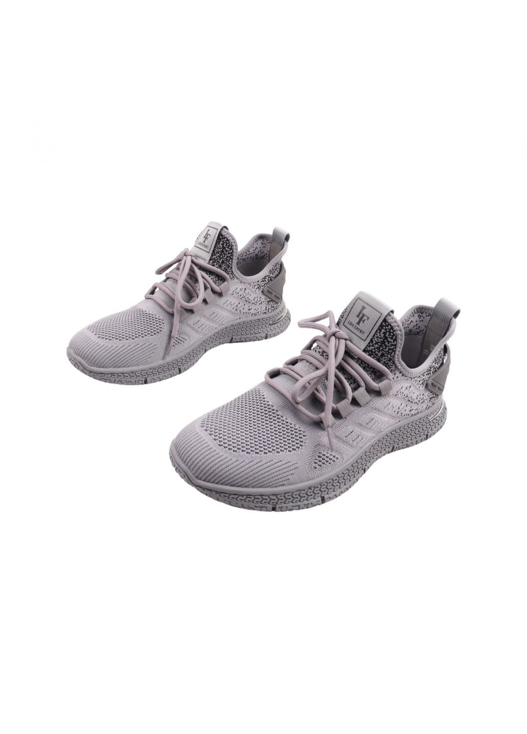 Серые кроссовки мужские серые текстиль Lifexpert 1345-23LK