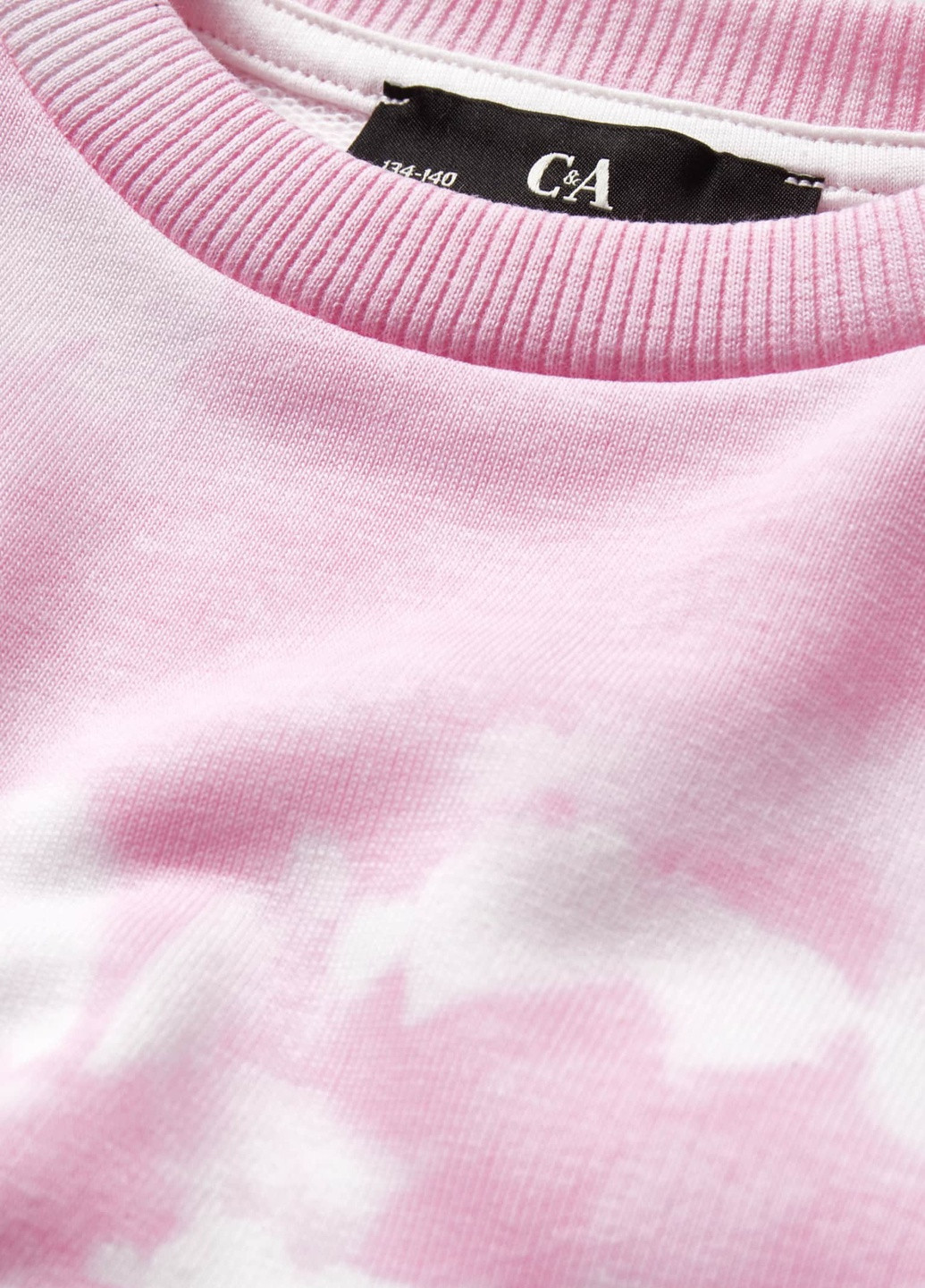 C&A світшот для дівчинки рожевий 2195100 абстрактний рожевий кежуал