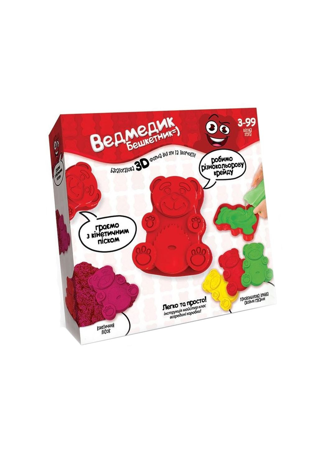 Набір креативной творчості "Ведмедик-Бешкетник" колір різнокольоровий ЦБ-00143753 Danko Toys (260816617)