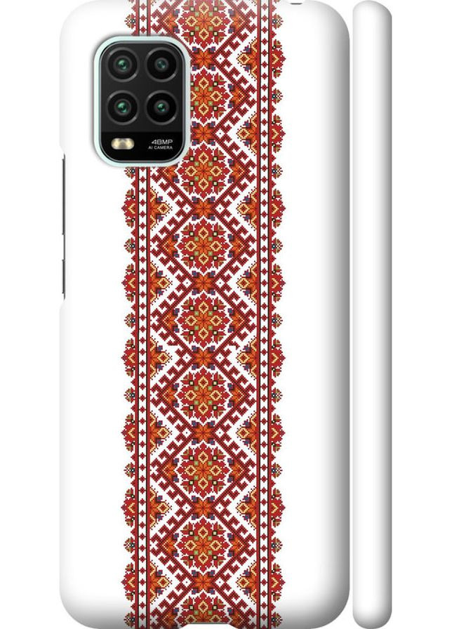 3D пластиковый матовый чехол 'Вышиванка 9' для Endorphone Xiaomi Mi 10 Lite (269350637)