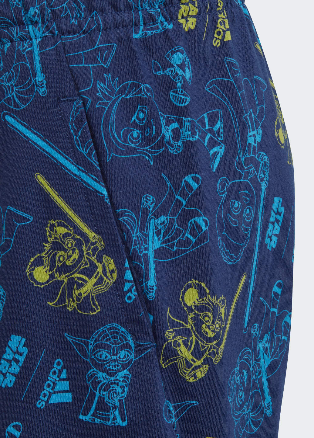 Комплект: футболка и шорты x Star Wars Young Jedi adidas (277978203)