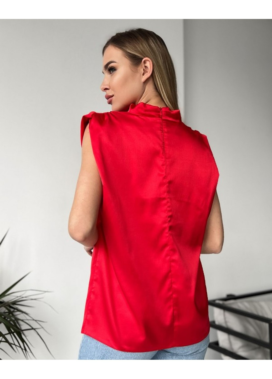 Красная блузы 13715 красный ISSA PLUS