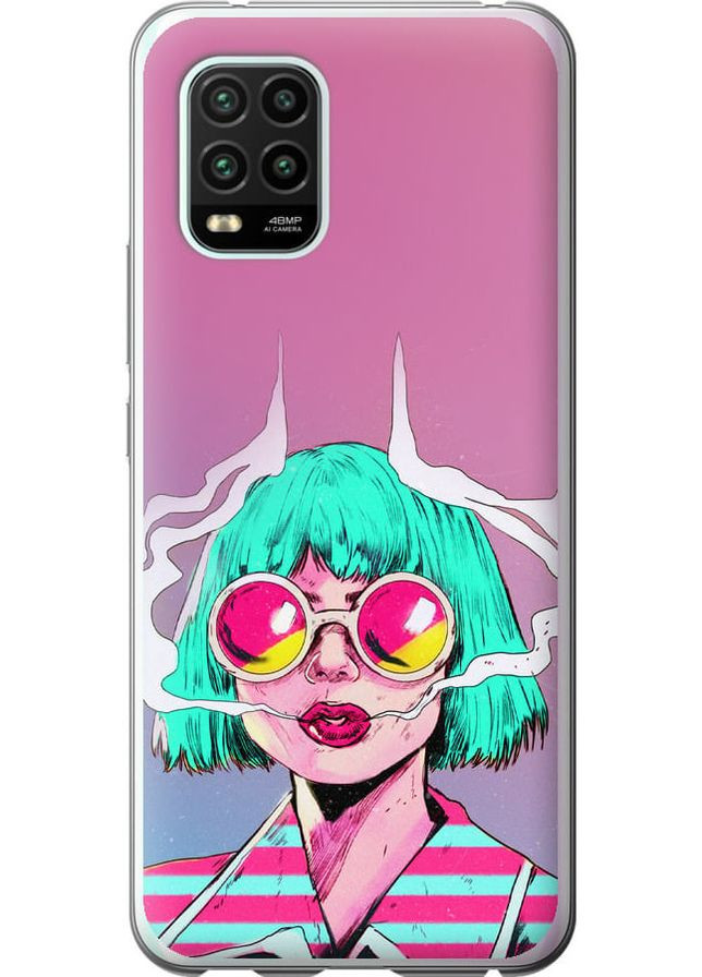 2D пластиковий чохол 'Поп арт дівчина' для Endorphone Xiaomi Mi 10 Lite (276193783)