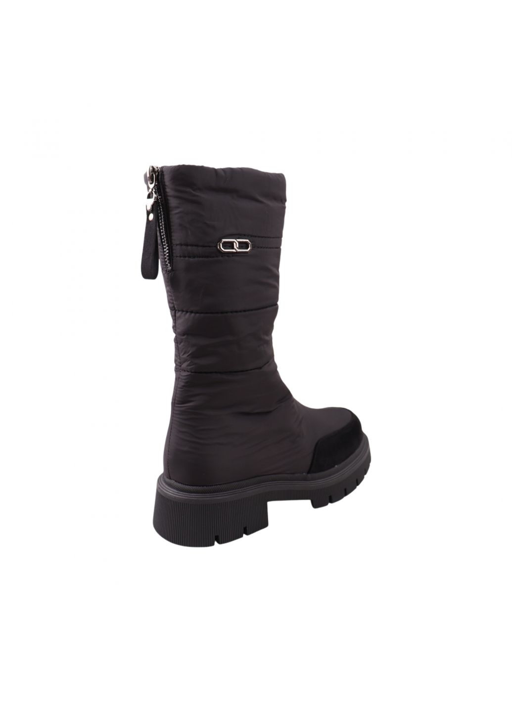 Чоботи жіночі чорні балонові Meglias 17-24ZSC (263350017)