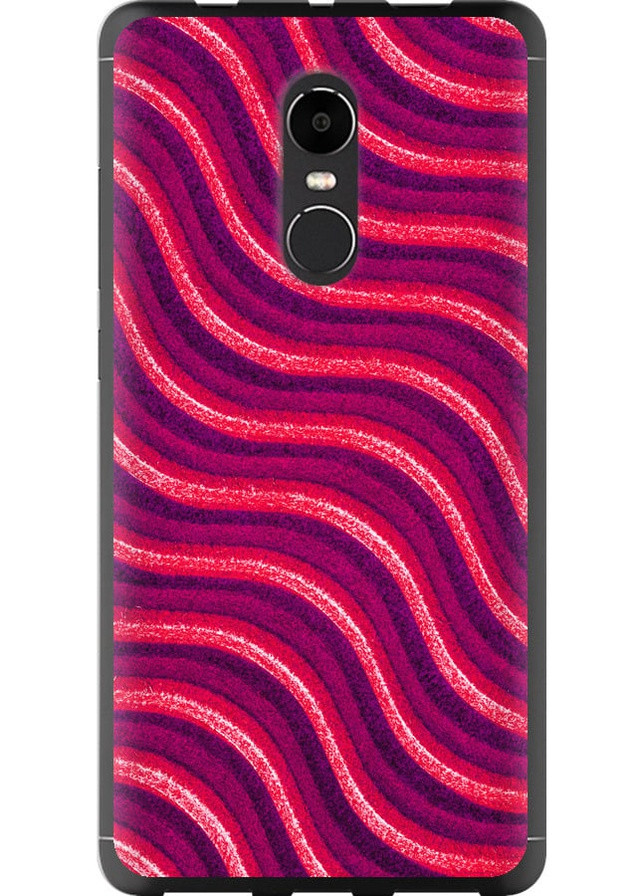 2D пластиковый чехол 'Волнистые линии v2' для Endorphone Xiaomi Redmi Note 4X (257799443)