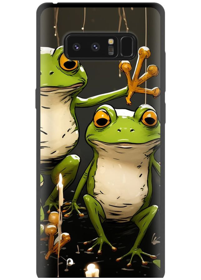 TPU чорний чохол 'Жабки 2' для Endorphone Samsung Galaxy Note 8 (266908959)