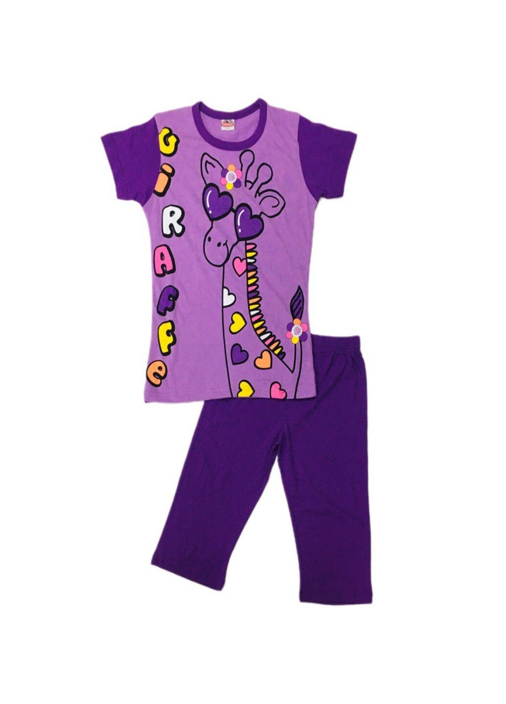 Фиолетовая всесезон пижама домашний костюм для девочки Sleeper