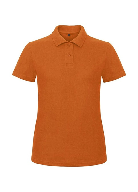 Оранжевая женская футболка-тенниска B&C