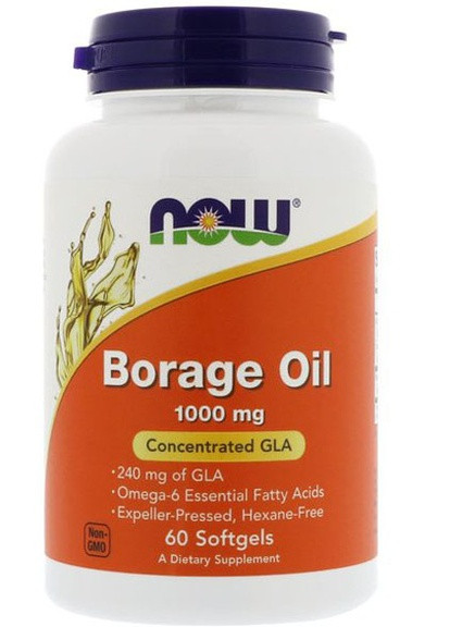 Borage Oil 1000 mg 60 Softgels Now Foods (256722770)