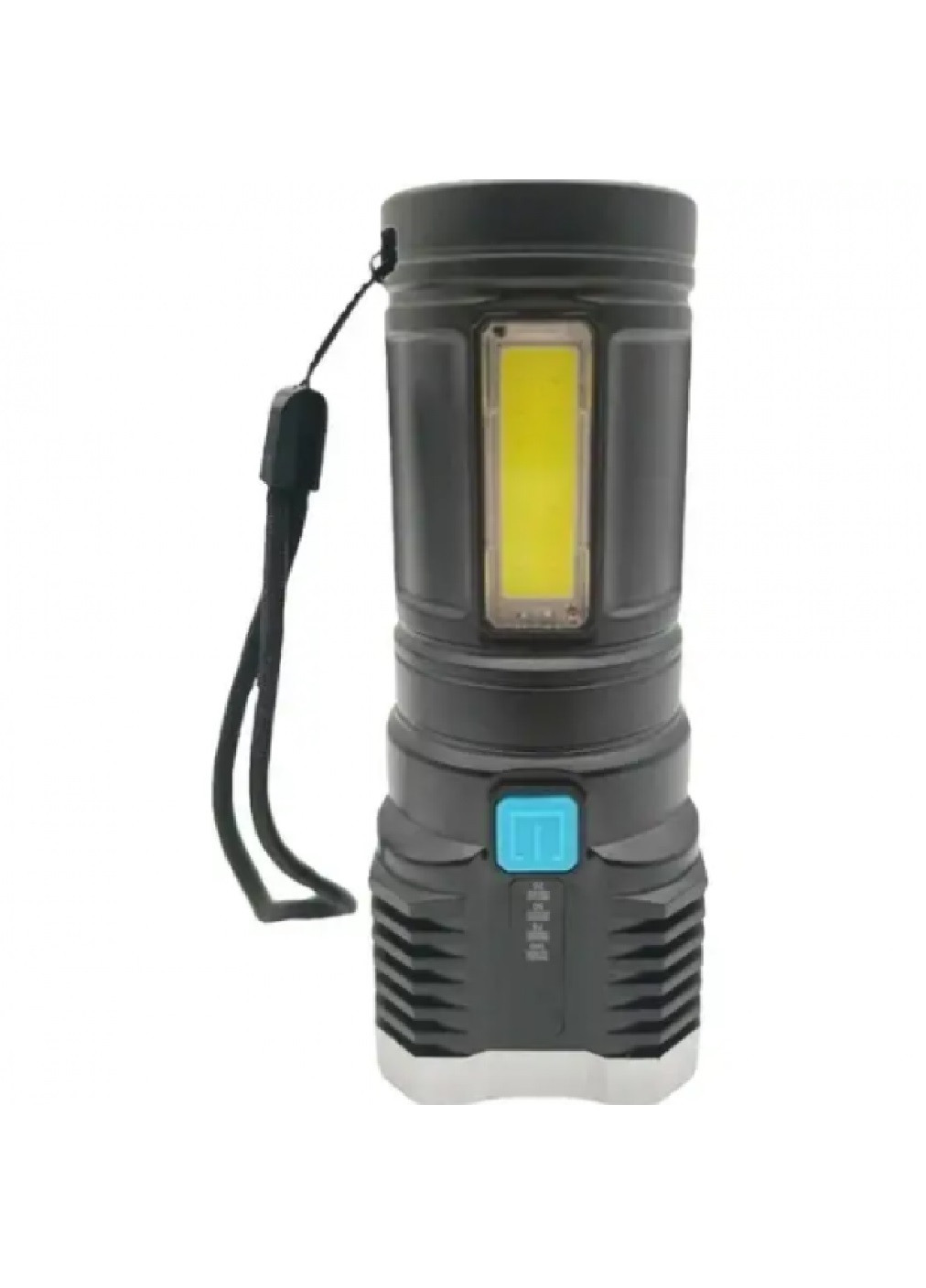 Ліхтар прожектор акумуляторний ручний з бічним світлом для риболовлі кемпінгу 4 LED (473848-Prob) Unbranded (256666397)