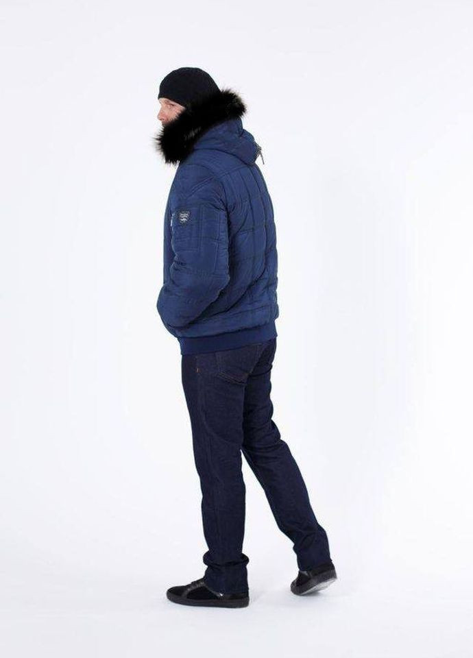 Синяя зимняя зимняя мужская куртка большого размера SK