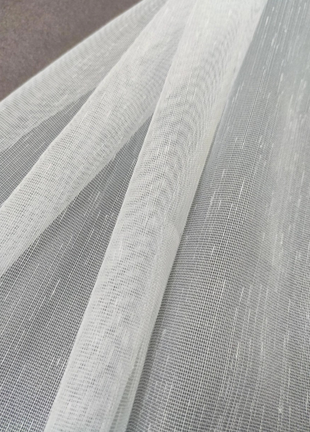 Тюль на тасьмі бамбук білий матовий, ширина 300 см, висота 280 см No Brand (277751416)