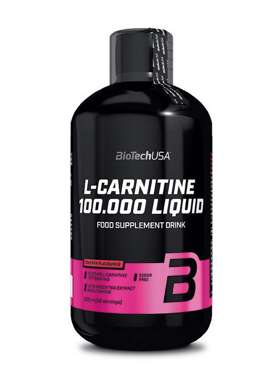 L-карнітин L-carnitine Liquid 100,000 mg 500 ml (Cherry) Biotech (258358552)