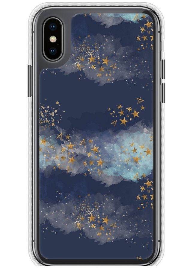 Чехол Bumper чехол 'Ночь золотые звезды' для Endorphone Apple iPhone X (276315873)