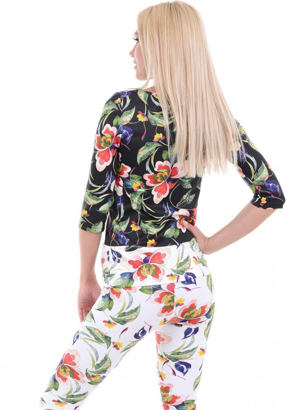 Костюми жіночі Яскравий костюм із квітами (УТ000013933) Lemanta (259483167)