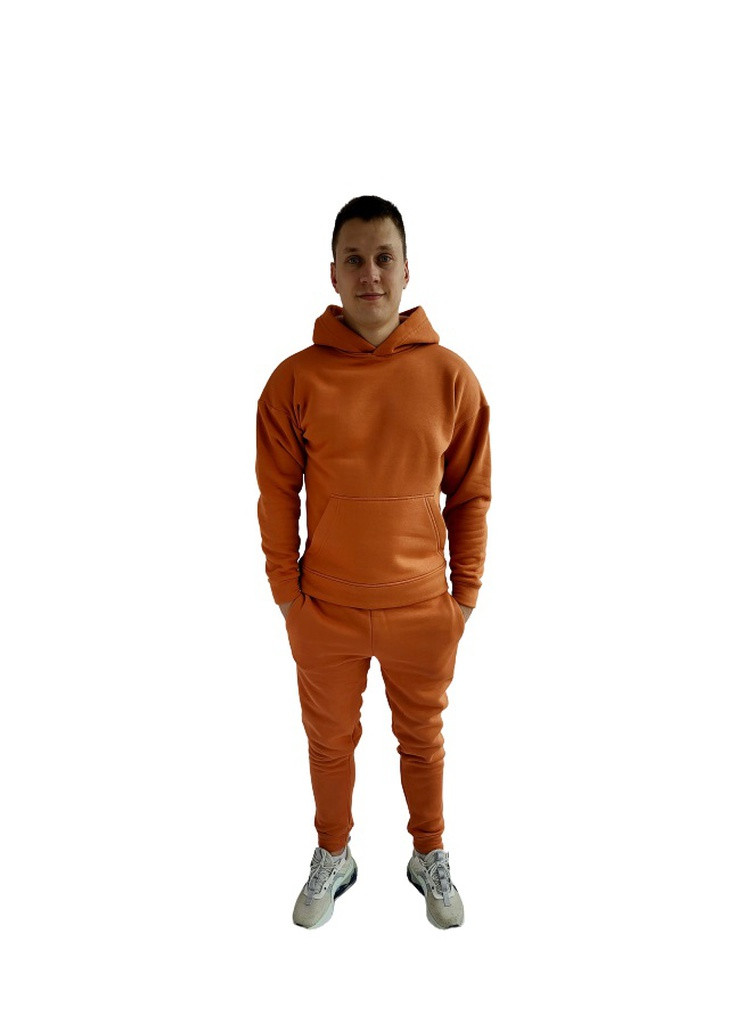 Мужской спортивный костюм оранжевый No Brand (258260608)