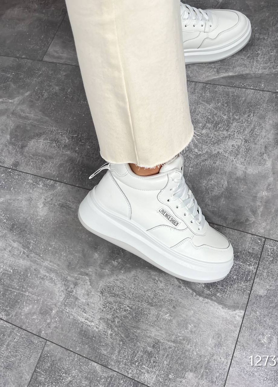 Білі осінні модні кросівки No Brand