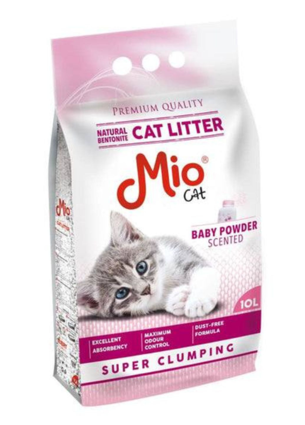 Наповнювач котячого туалету Baby cat 10 л Mio (278315340)