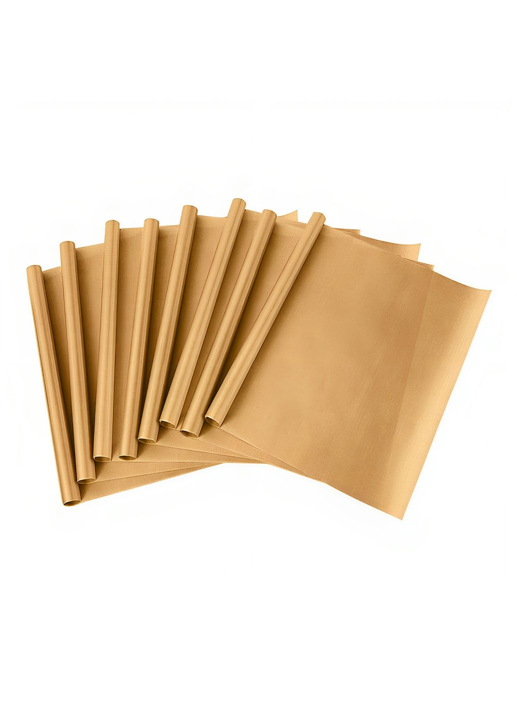 Набір з 8 листів тефлонових багаторазових прямокутних для випікання та грилю 33х45 см Kitchen Master (270363753)