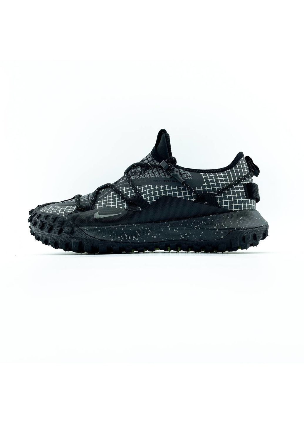 Чорні Осінні кросівки чоловічі low gore-tex "black", вьетнам Nike Acg Mounth