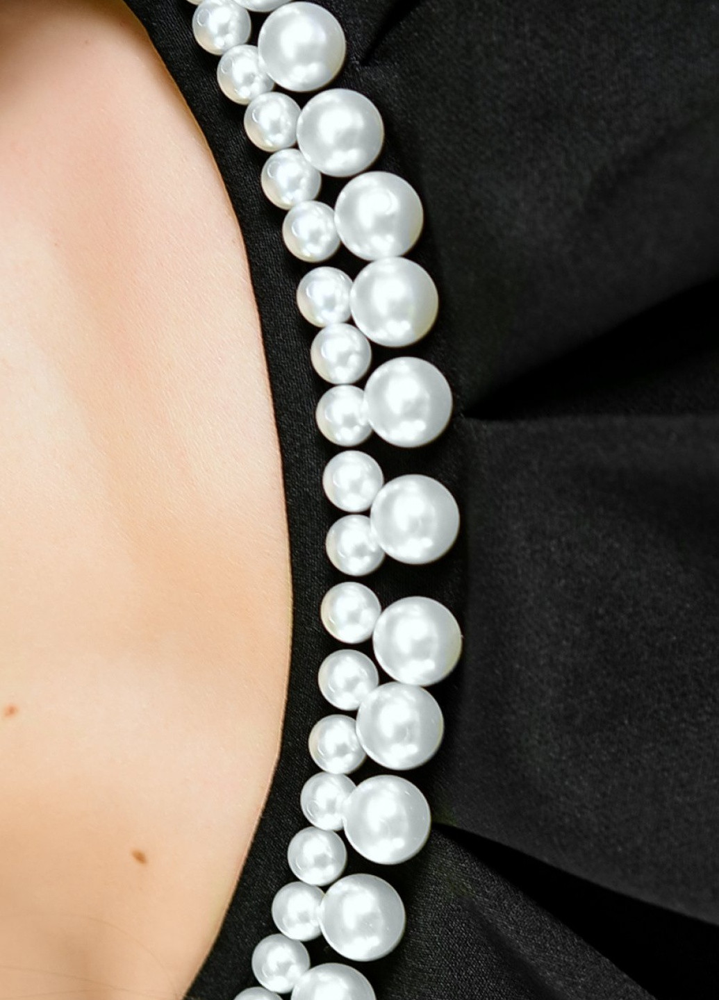 Черное сукнi норма сукня з перлинами (ут000048715) Lemanta