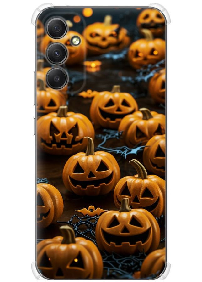 Силикон с усиленными углами чехол 'Тыквы 2' для Endorphone Samsung Galaxy A34 A346E (266807446)
