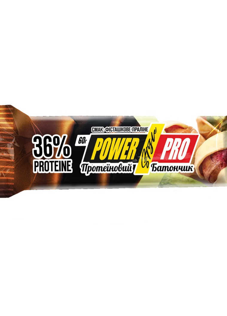 Протеиновый батончик 36% Nutella 60 g Фисташковое пралине Power Pro (256722888)