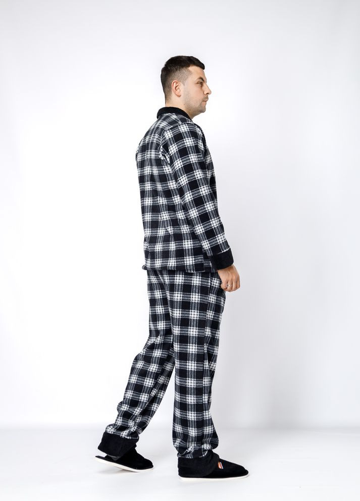 Мужская пижама цвет черный ЦБ-00234330 LINDROS (269237010)
