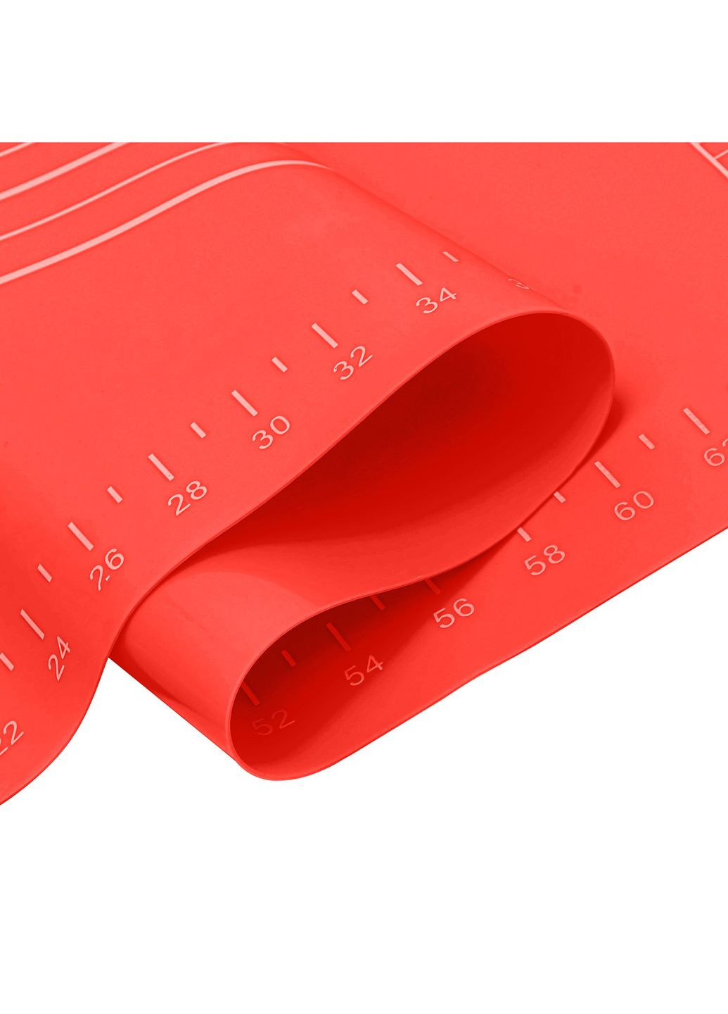 Коврик силиконовый для раскатки теста и выпечки большой 81х61 см Красный A-Plus (262803165)