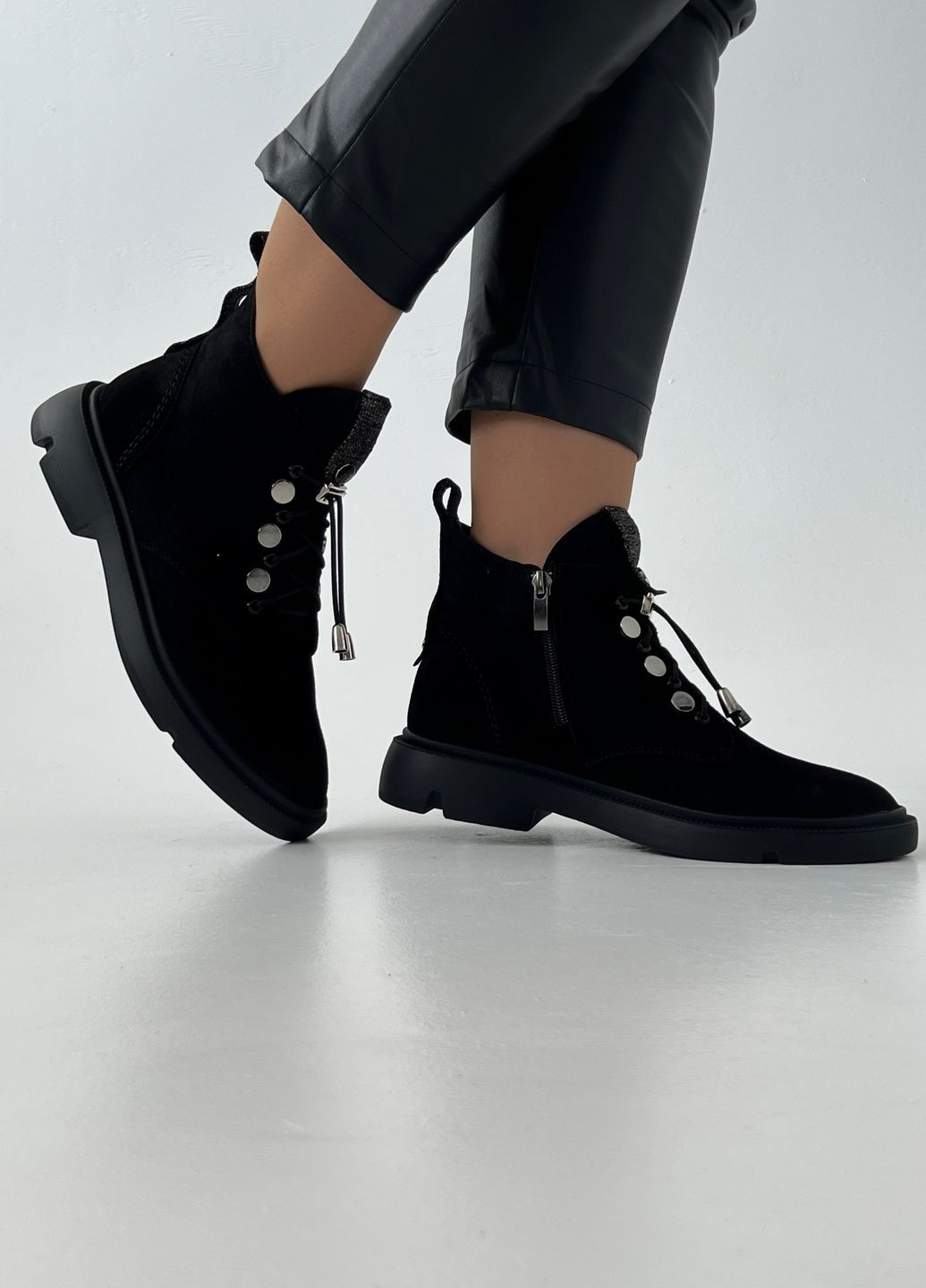 Черные кэжуал осенние ботинки Digsi