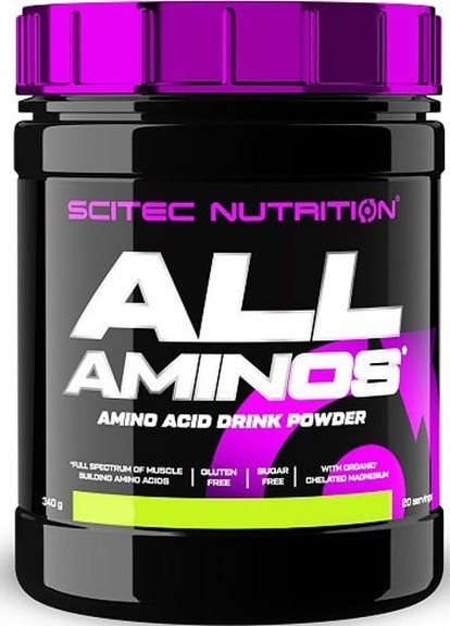 All Aminos 340 g /20 servings/ Green Tea Raspberry Scitec Nutrition (257252762)