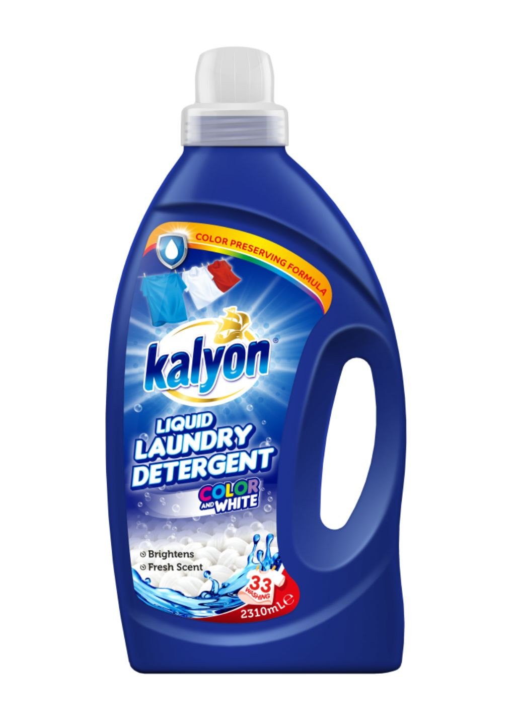 Рідкий пральний засіб для кольорового та білого, 2310 ml Kalyon (276399948)