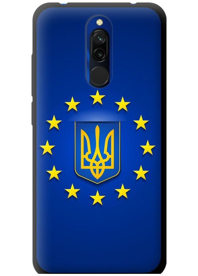 TPU чорний чохол 'Евросоюз 6' для Endorphone Xiaomi Redmi 8 (269362141)